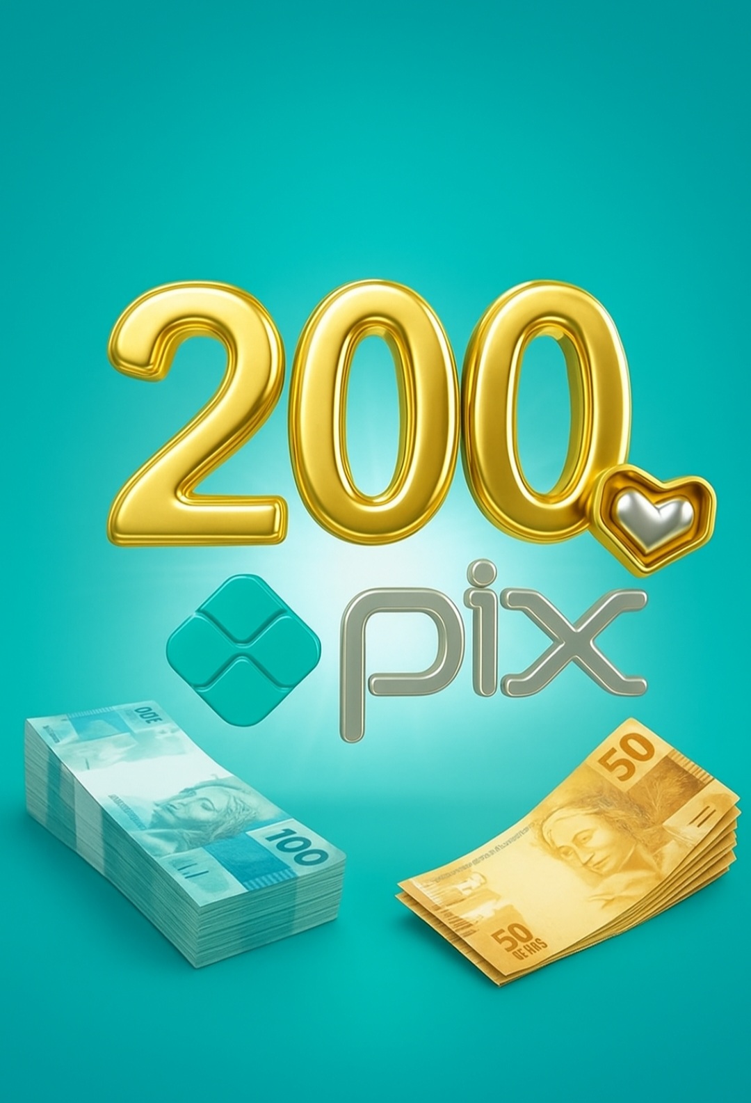 PIX de R$200,00