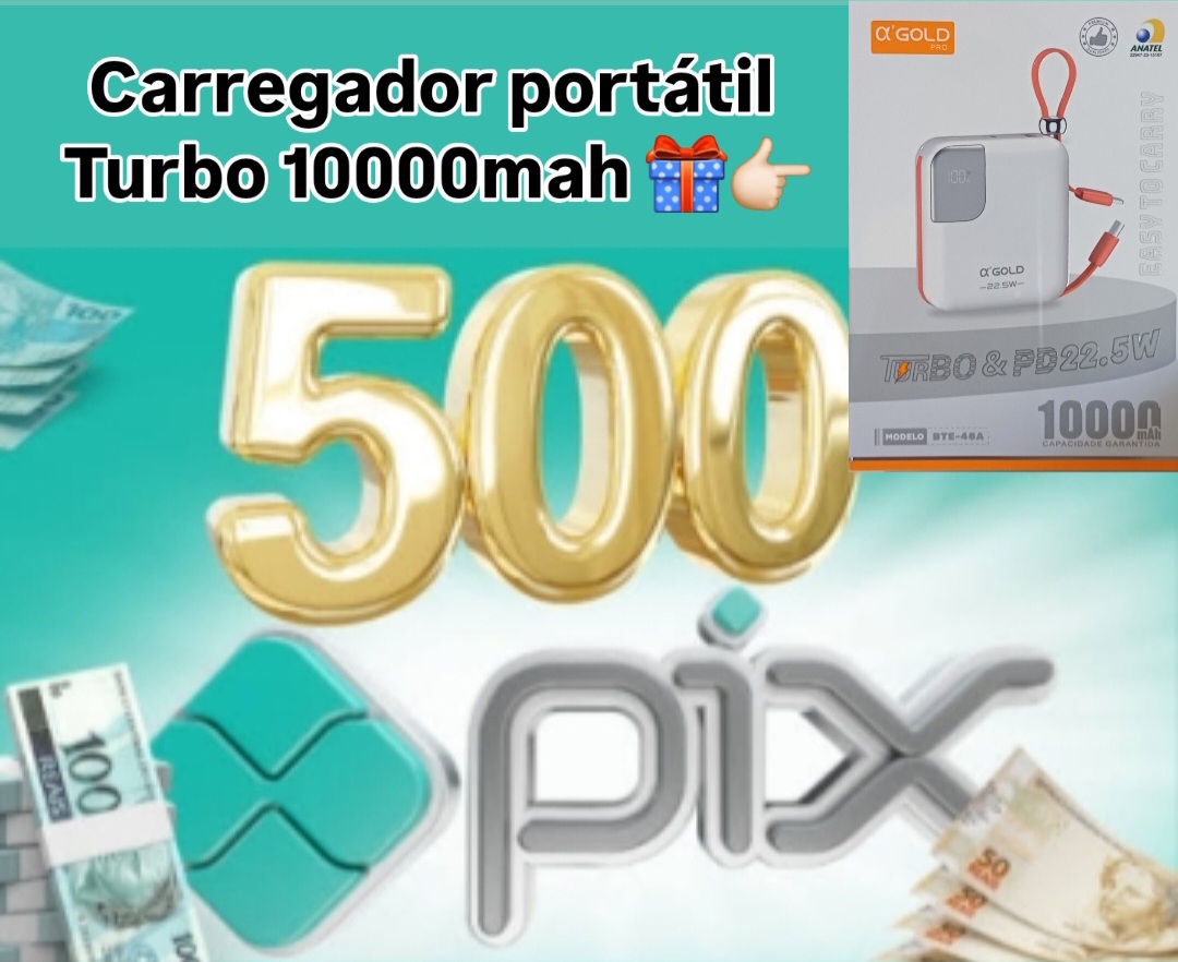 🥇PIXX de R$500,00